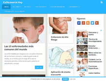 Tablet Screenshot of enfermeriahoy.com